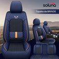 Capa para Banco de Carro Completa em Couro Legítimo Universal Italian + BRINDE: Tapete Completo