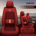 Capa para Banco de Carro Completa em Couro Legítimo Universal Italian + BRINDE: Tapete Completo