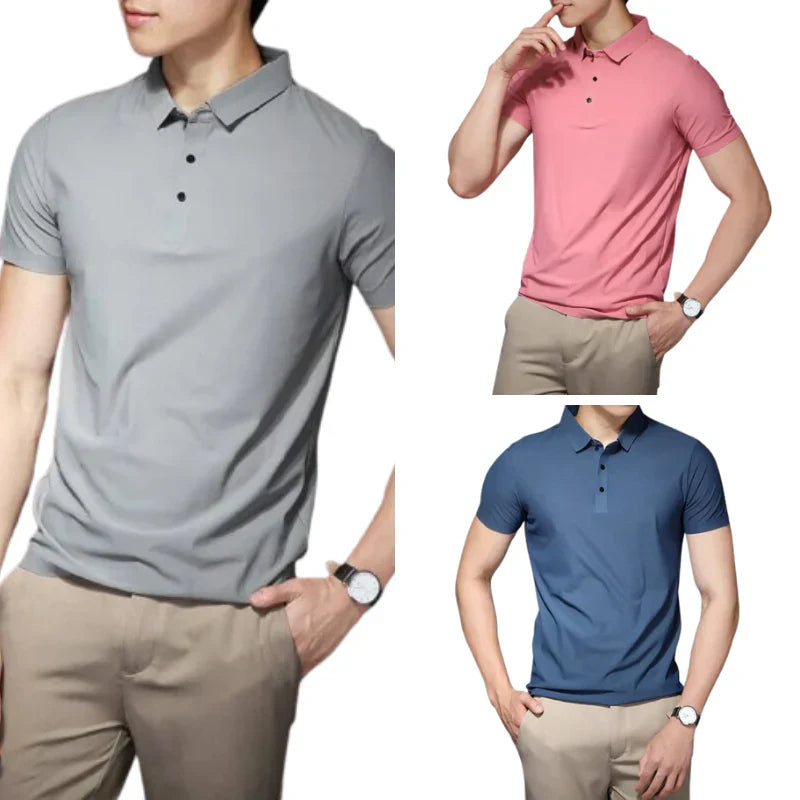 Gola Polo Masculina Anti-Odor e Anti-Amassado [Compre 1 Leve 3]