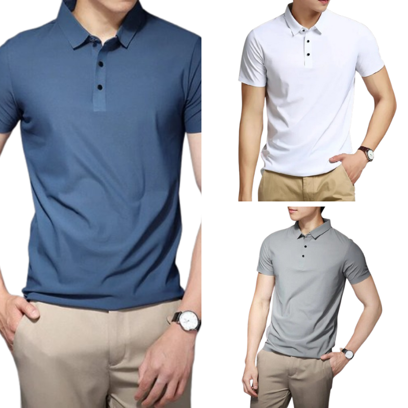 (Compre 1 Leve 3) Camiseta Masculina Anti Amassado, Anti Odor e Ultra Confortável