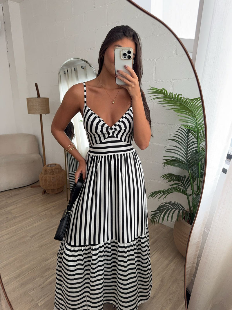 Vestido Listras Castela